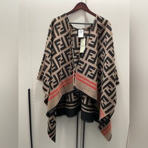Fendi Oversized Reversible Cape